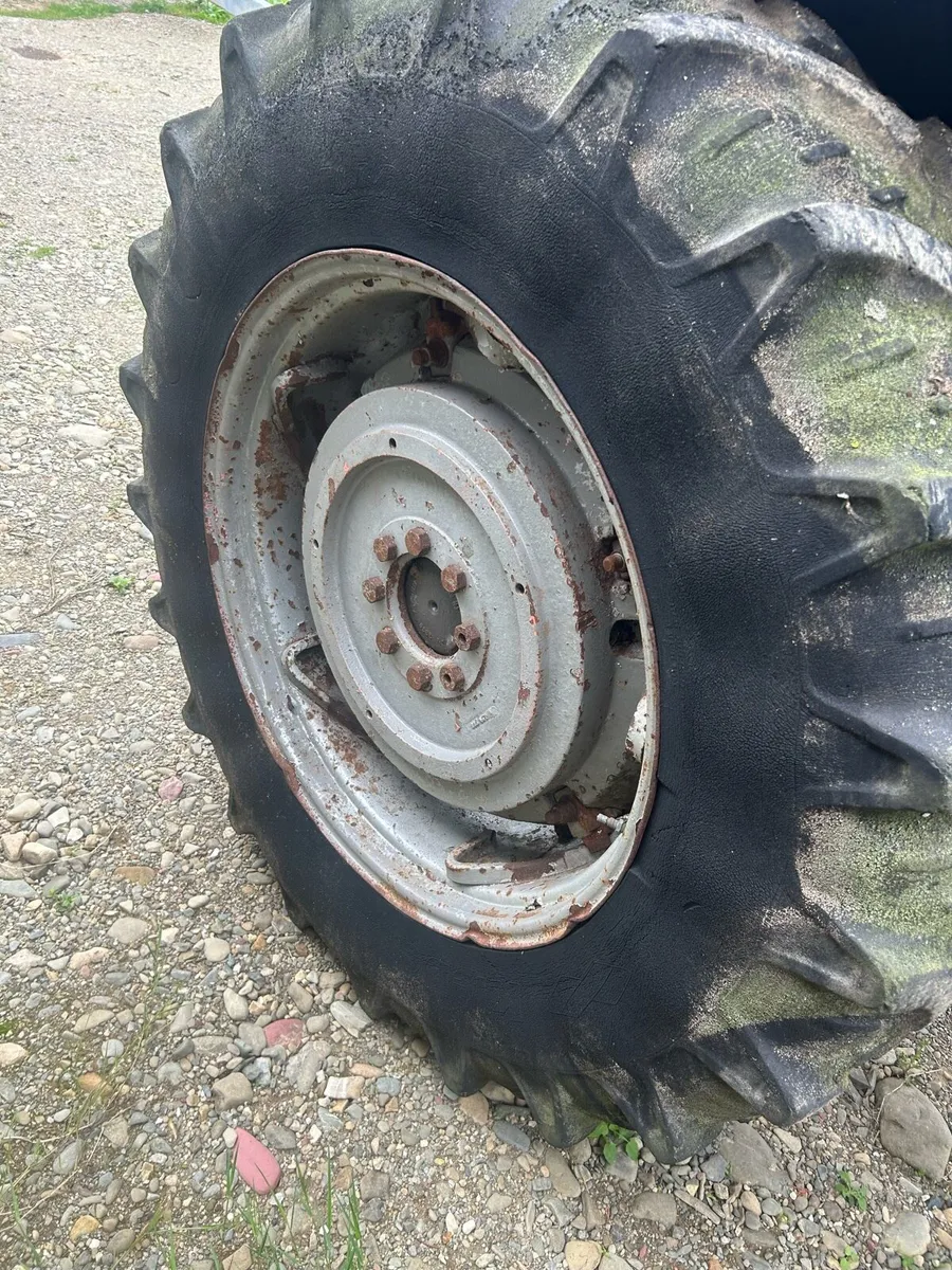 16.9 x 34 weighted rims to suit Massey - Image 1