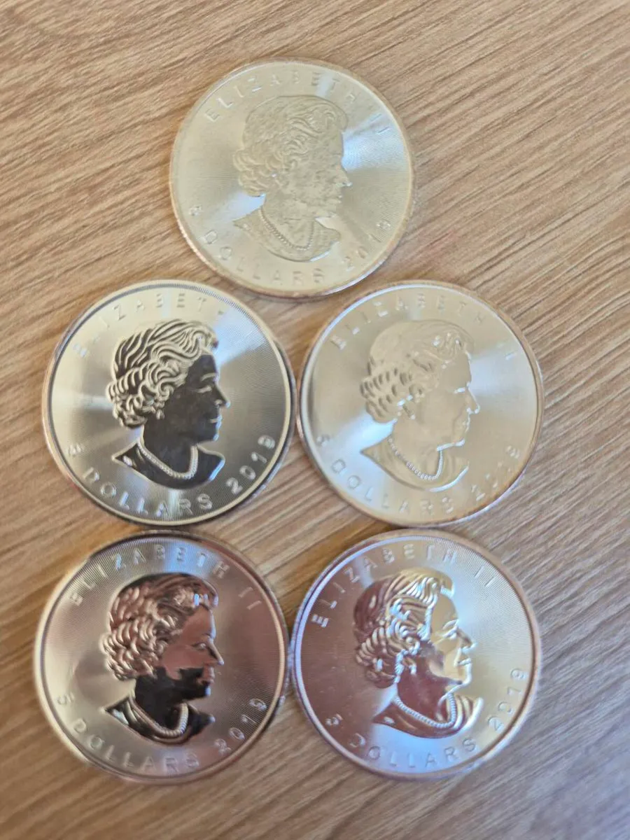 Silver Canadian Maple Coins - Image 1