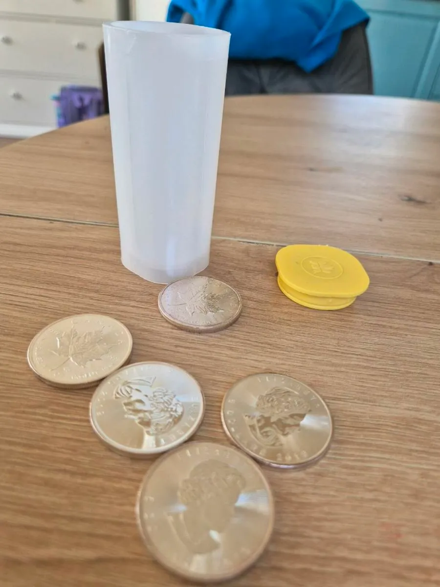 Silver Canadian Maple Coins - Image 3