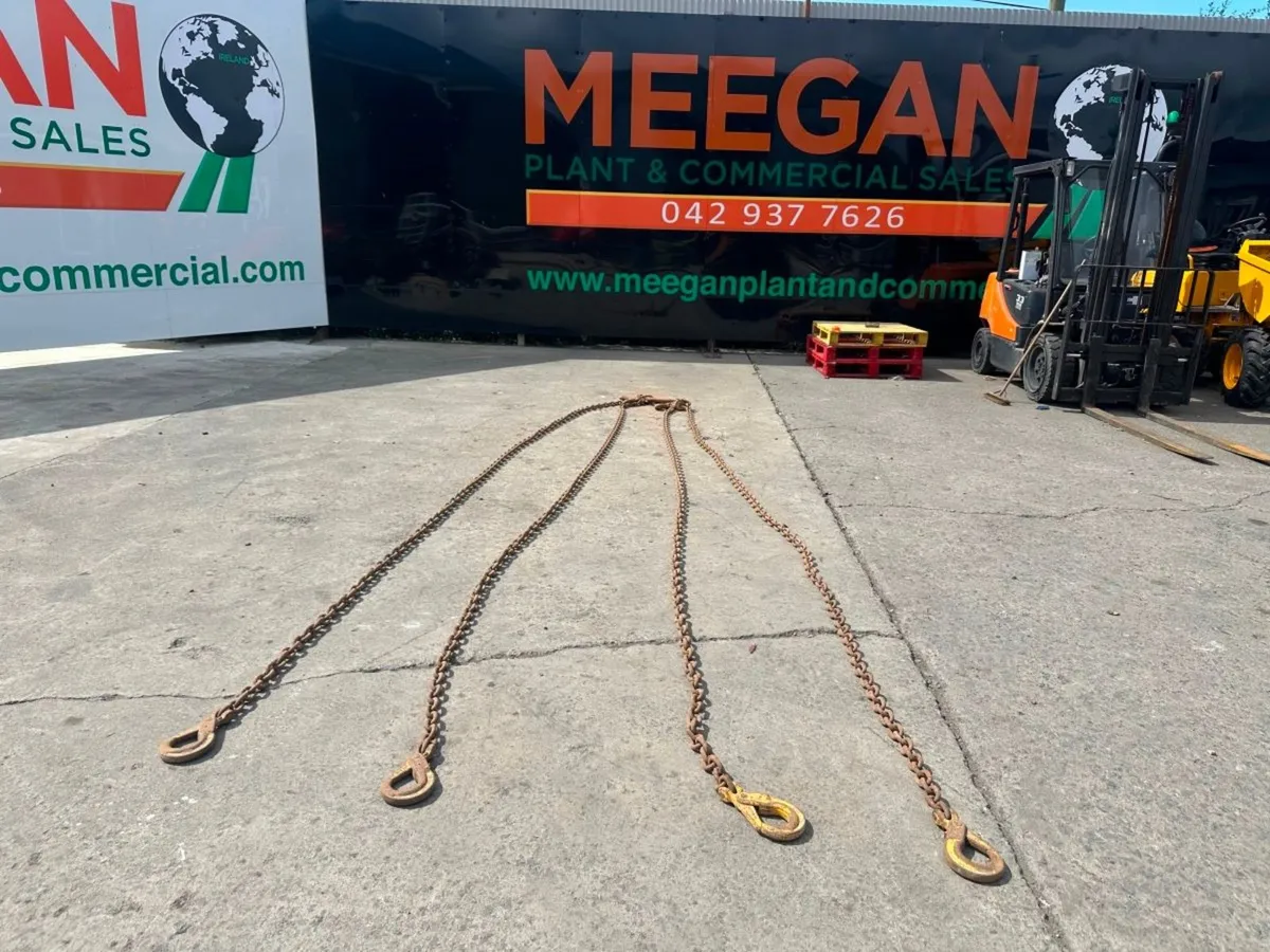 5.7 Metre ...11.2 ton ...lifting chains 4 LEG ... - Image 1