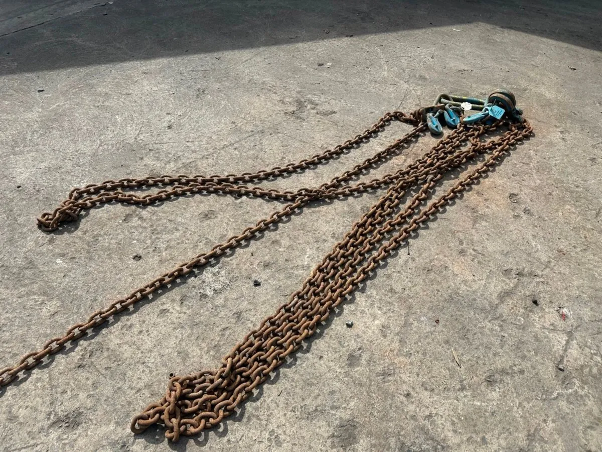 5.4 Metre ...14 ton ...lifting chains 4 LEG ..... - Image 3