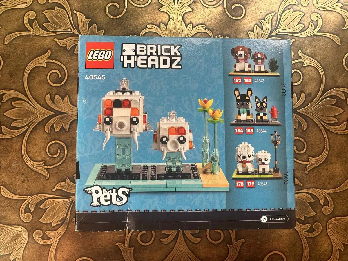 Fry and Koi Fish Brick Headz Lego. - Image 2