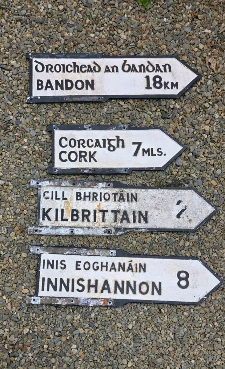 Old road signs  FOR SALE - Image 3