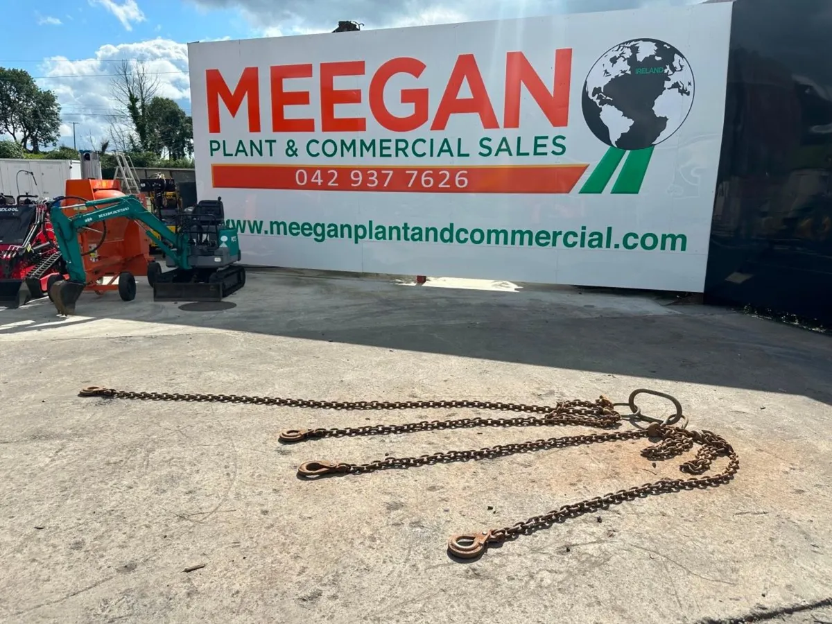 3.6 Metre ...13mm ...lifting chains 4 LEG .....17 - Image 2
