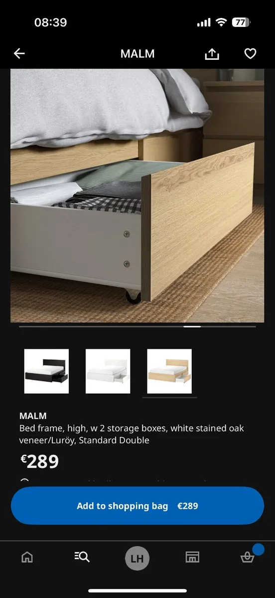 Malm Bed frame ikea - Image 4
