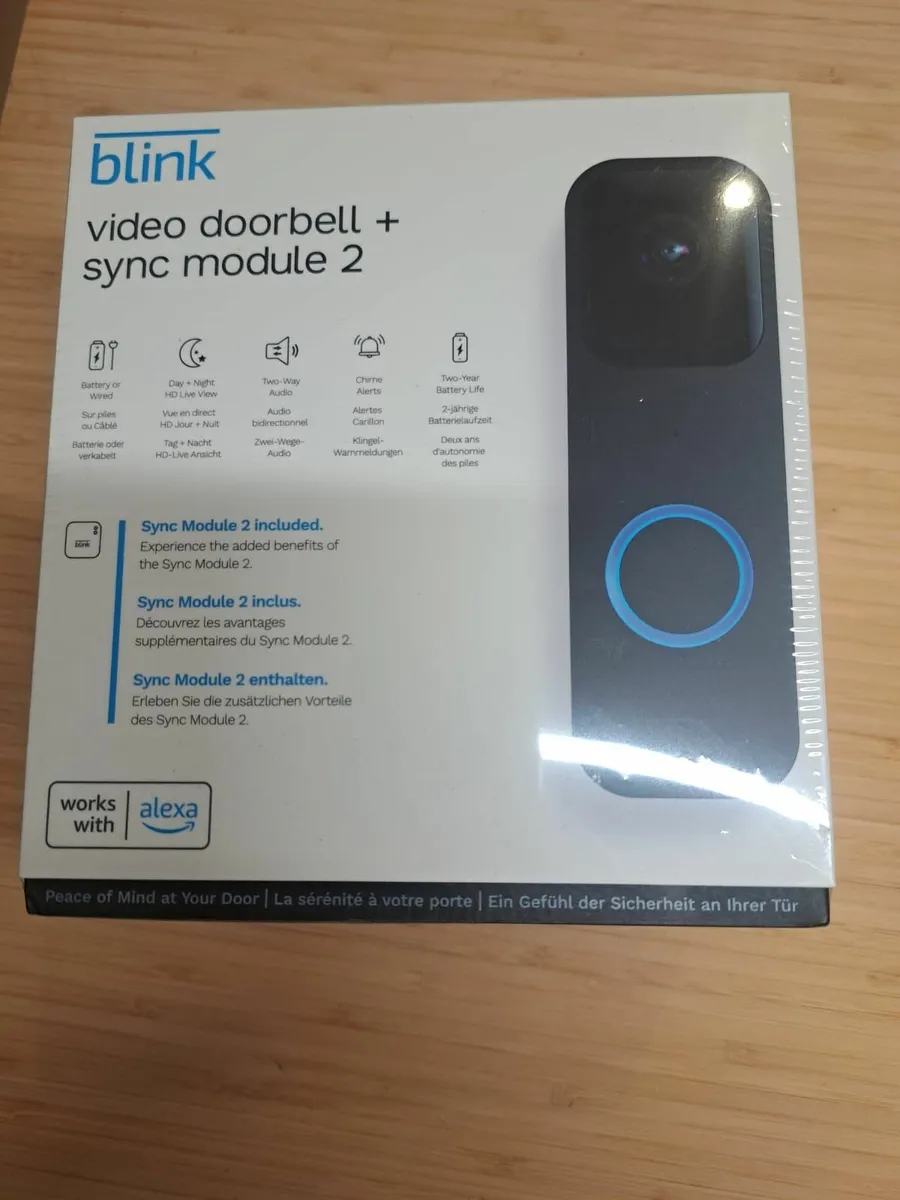 Blink doorbell with Sync 2 module