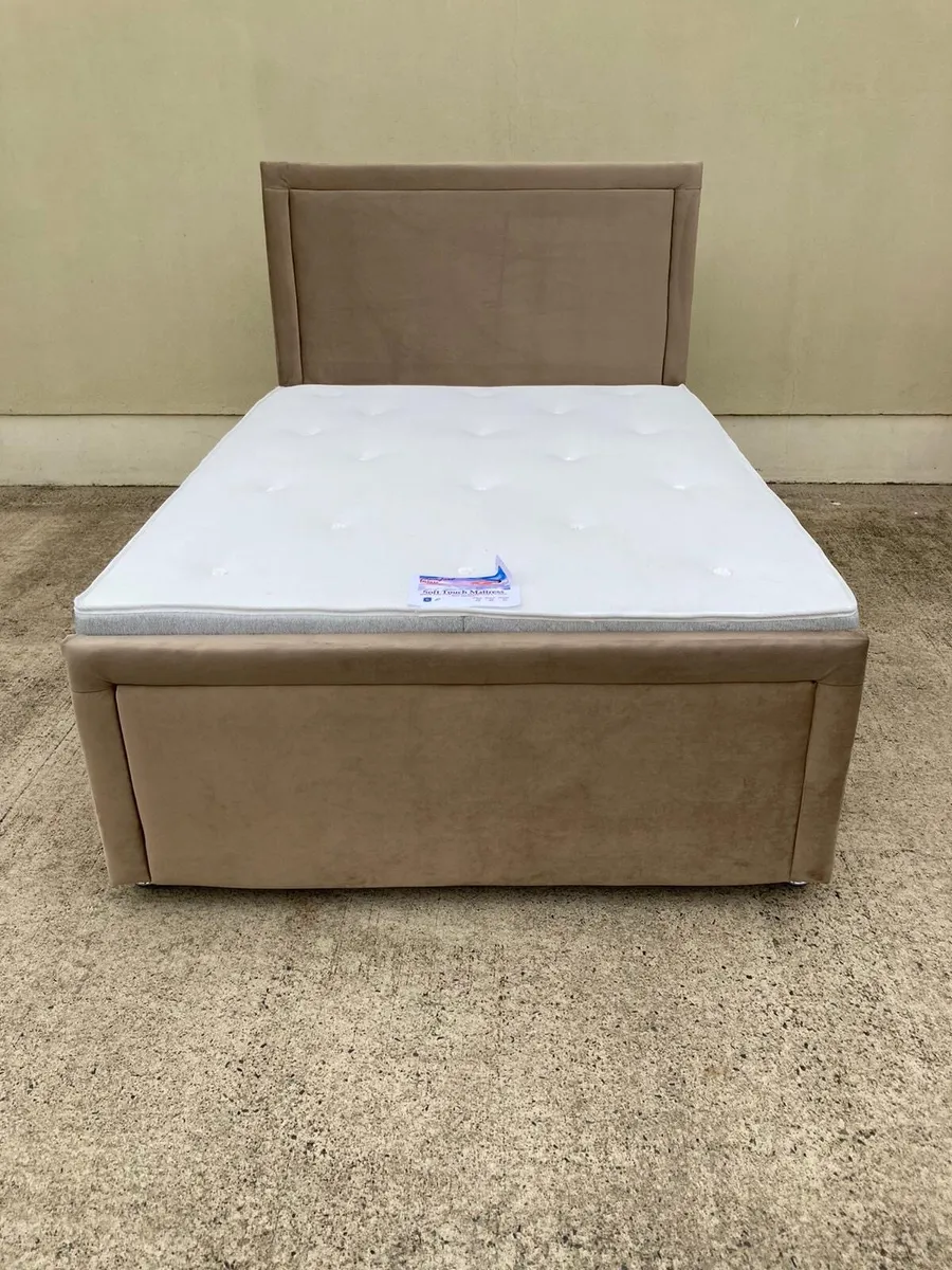 Bumper sandy divan beds and mattress - Image 1