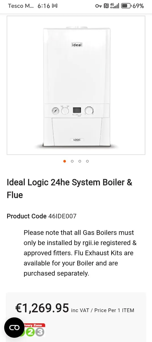 Gas boiler - Image 1