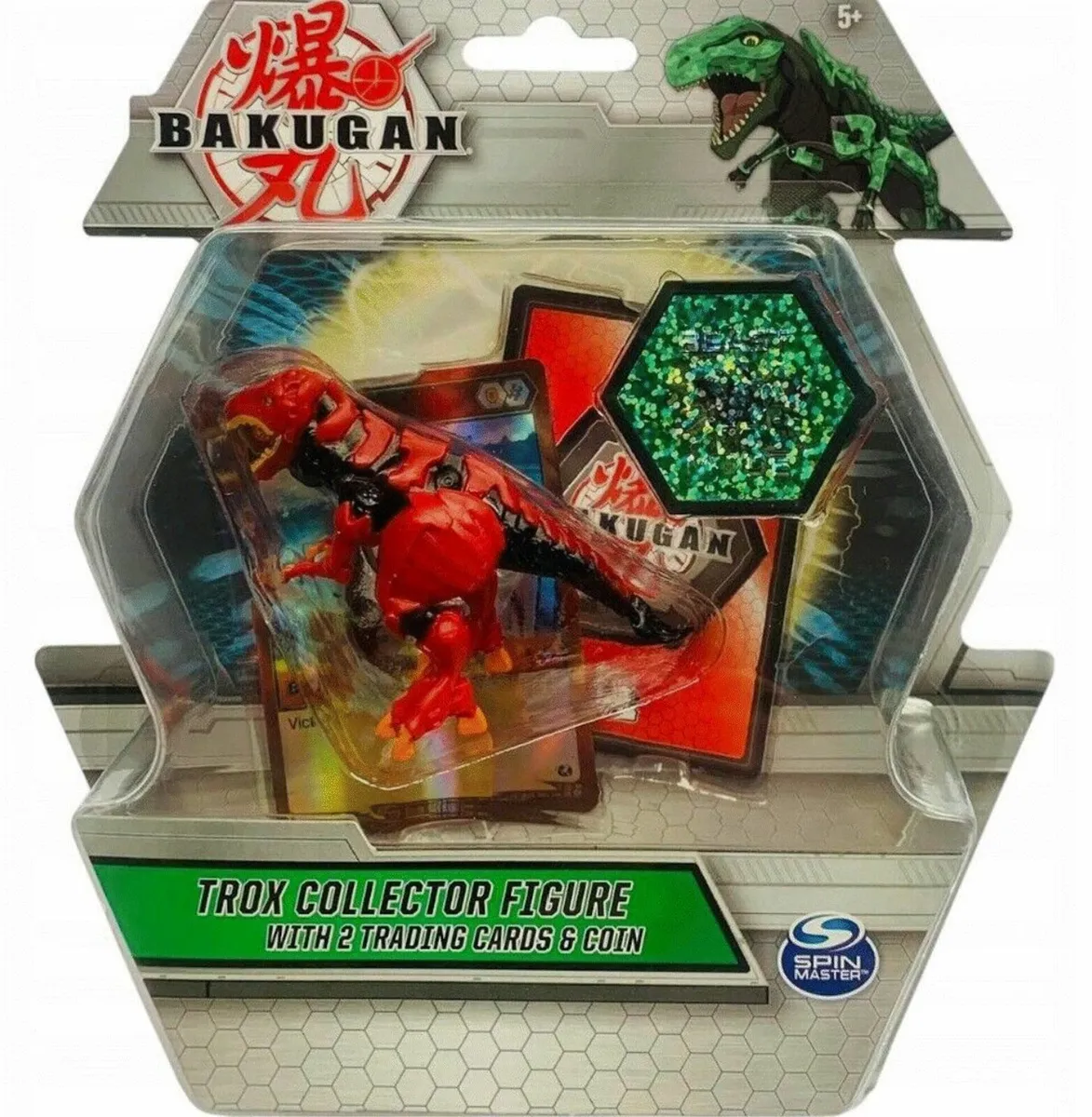 Bakugan Trox (Red) Collector Action Figure With 2 - Image 4