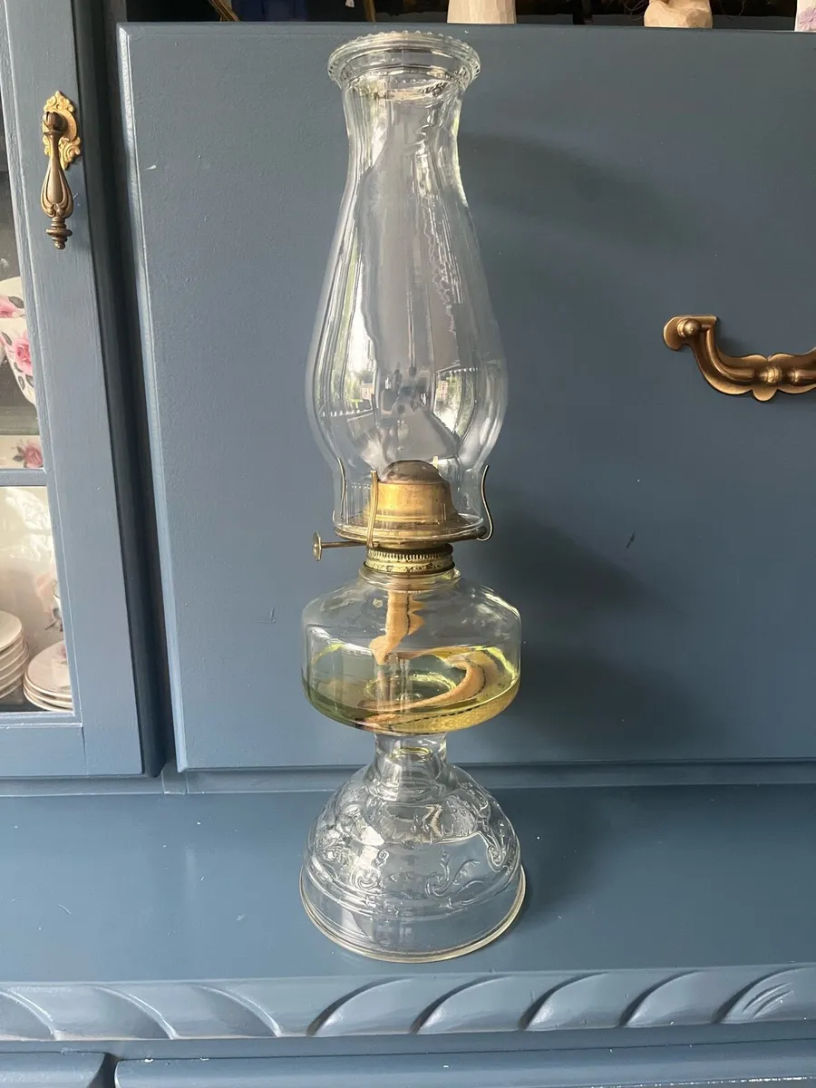 Vintage Oil Lamp - Image 1