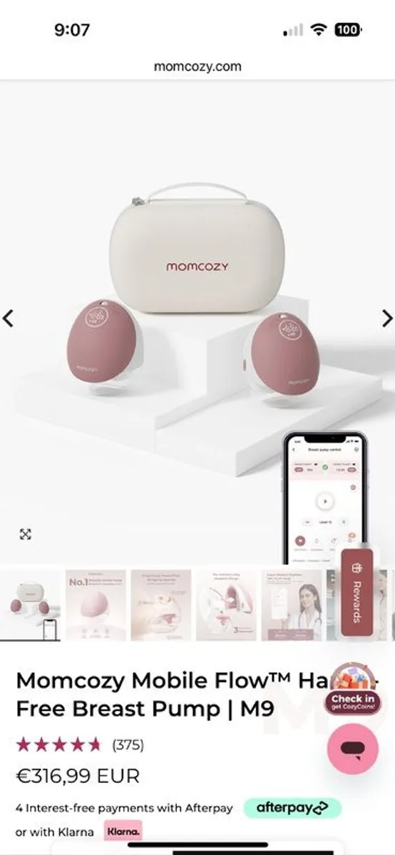 Momcozy Mobile Hands Free Breast Pump - Image 2