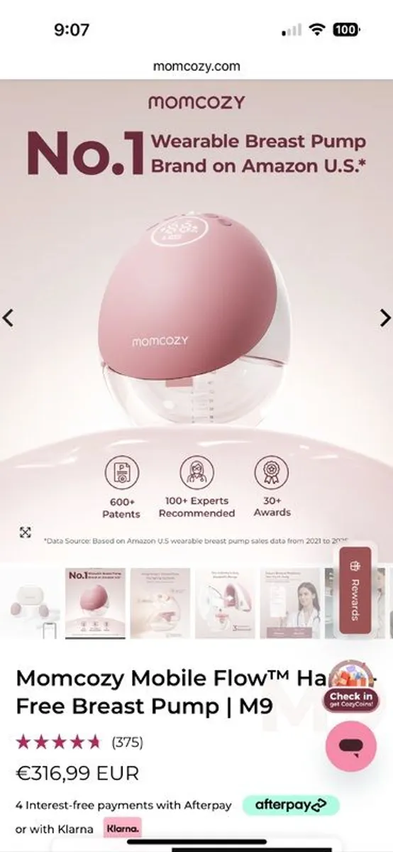 Momcozy Mobile Hands Free Breast Pump - Image 3