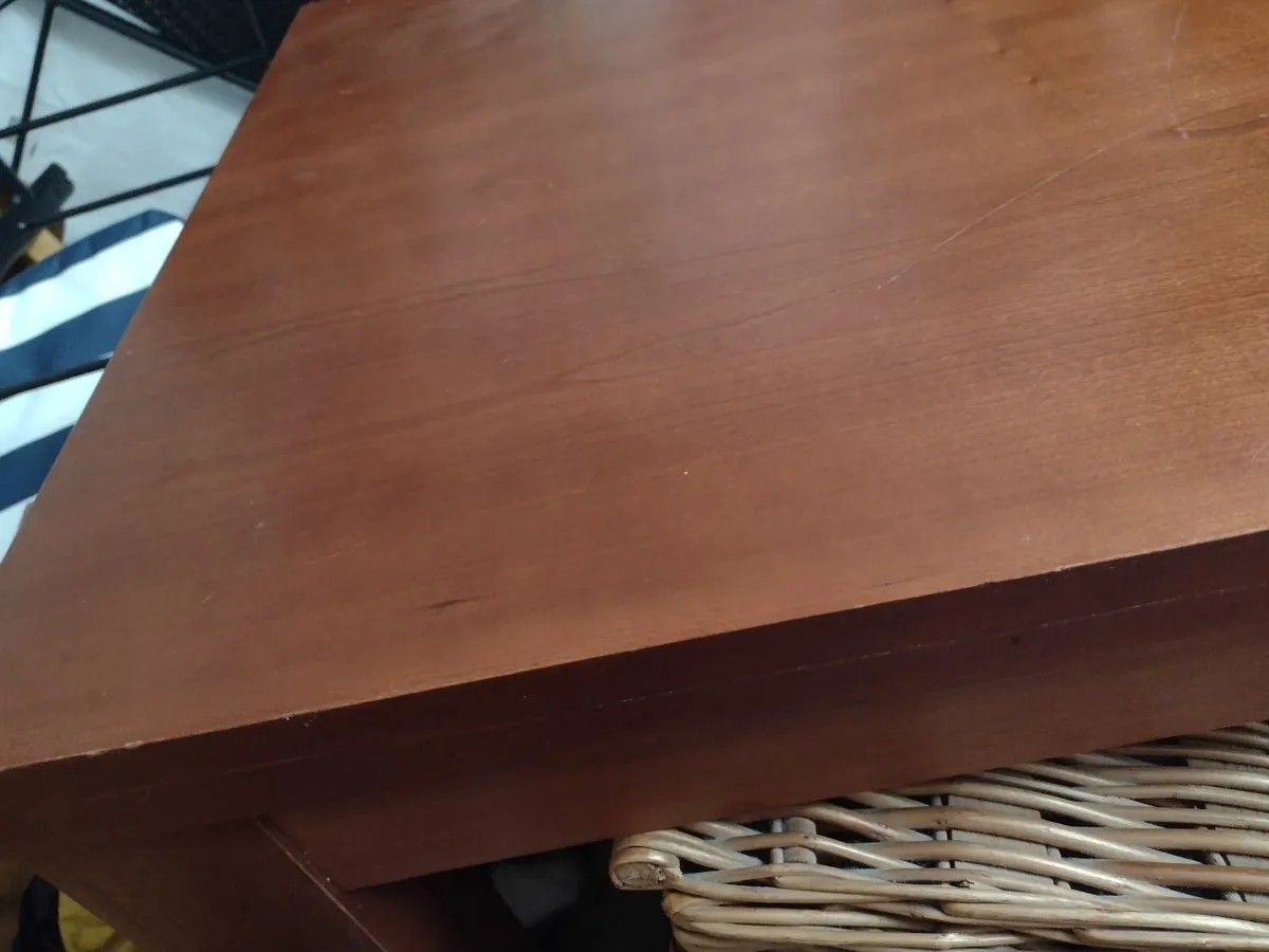 Heavy solid wood coffee table or TV stand - Image 4