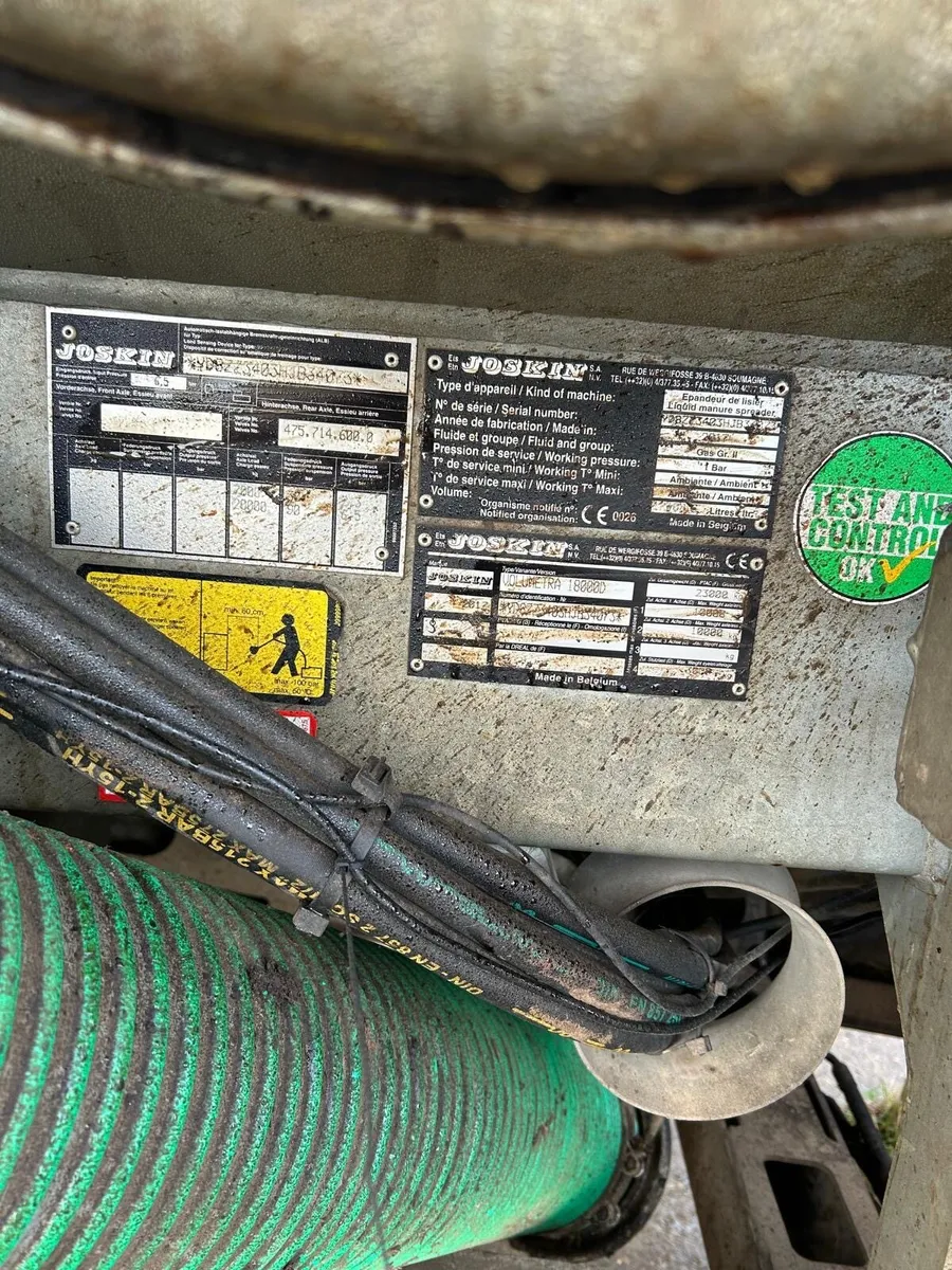 Slurry tanker 2017 Joskin Volumetra - Image 3
