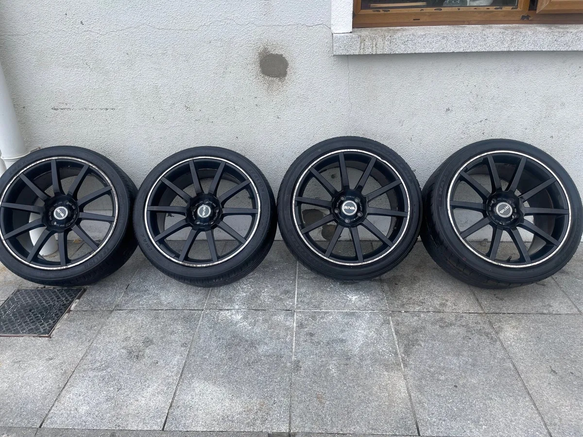 ⚫️Riva BMZ Alloys ⚫️ 19” staggered - Image 1