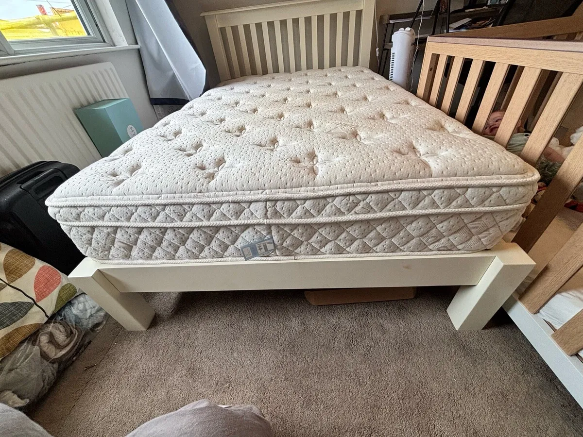 Small Double Bed with matching bedside drawers (1) - Image 4