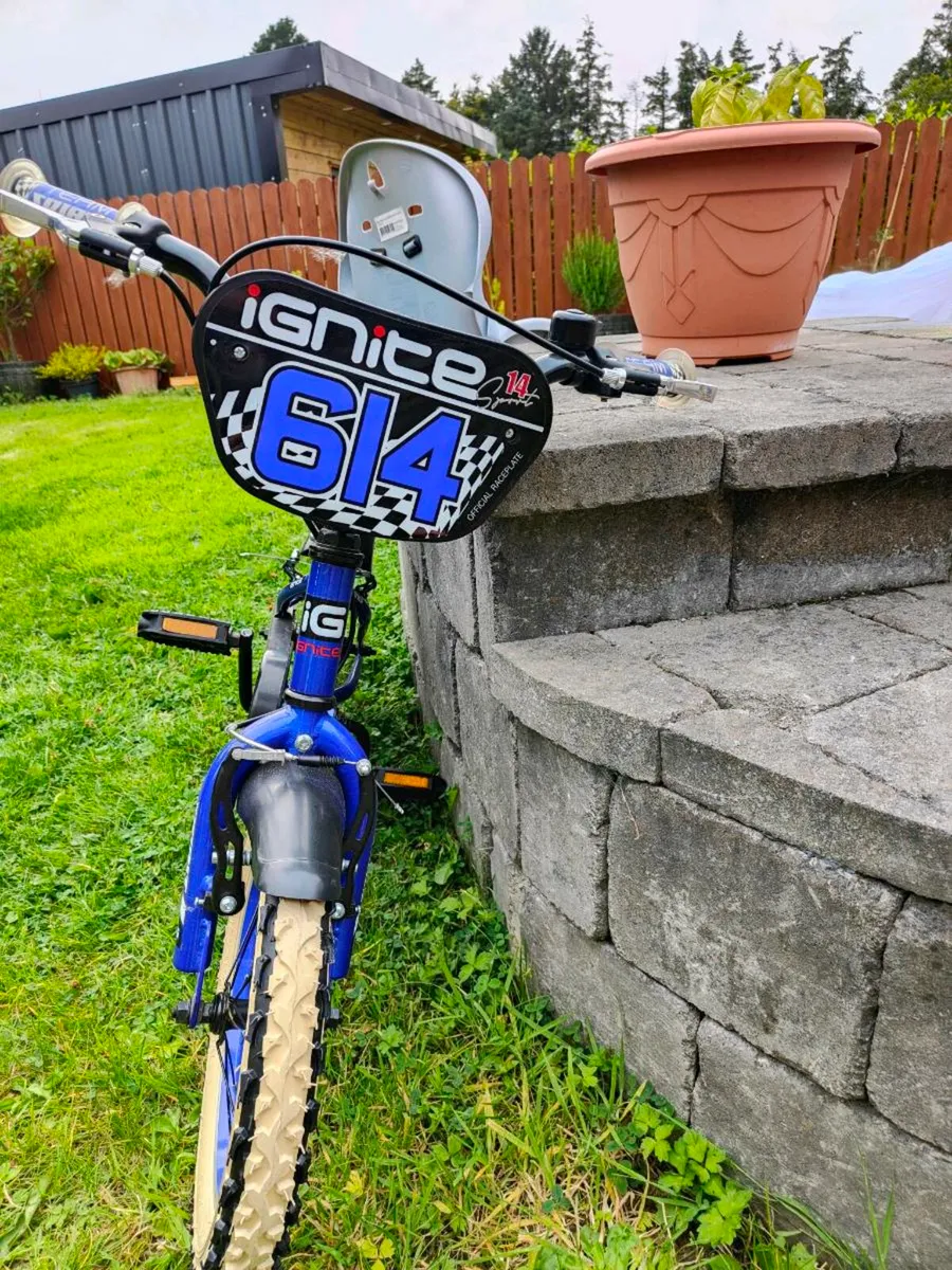 14" kids bike. Team Ignite - Image 3