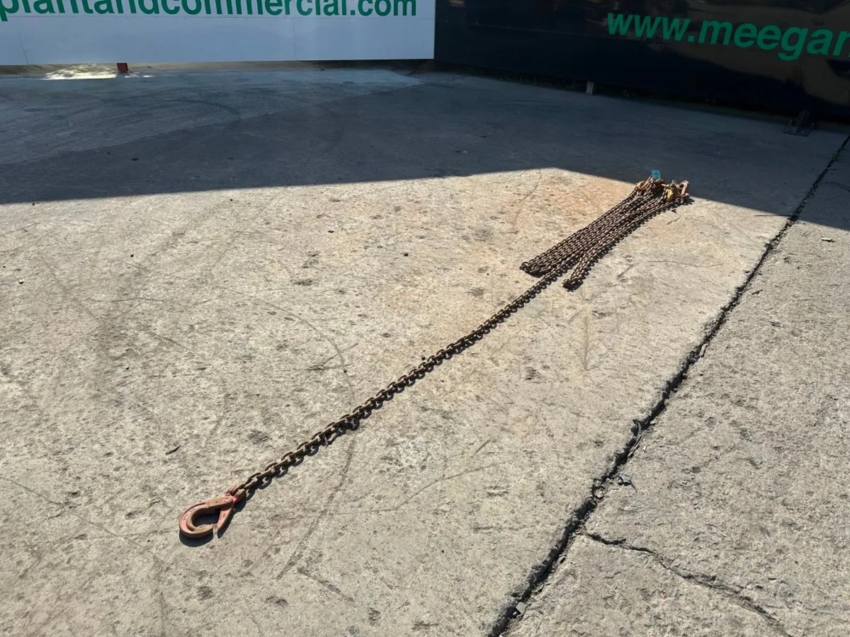 3.7 Metre ...6.7 ton ...lifting chains 4 LEG .... - Image 2