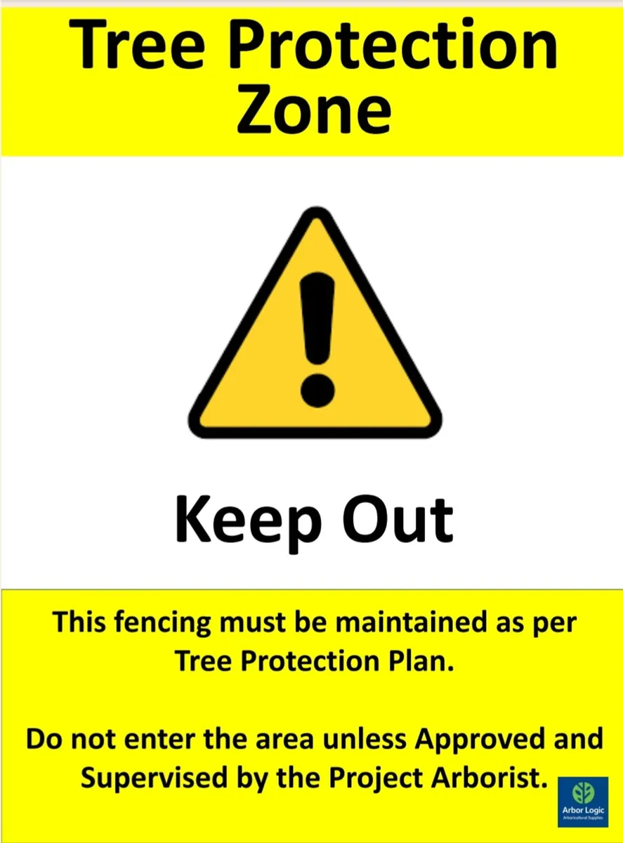 Tree protection signs