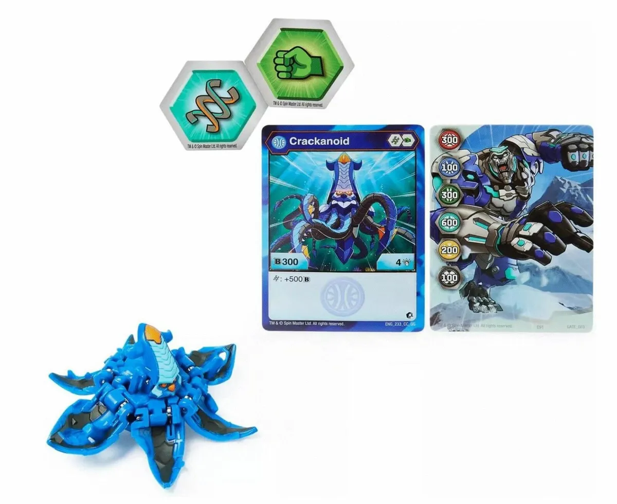 Bakugan Geogan Rising Crakanoid with Cards - Image 2