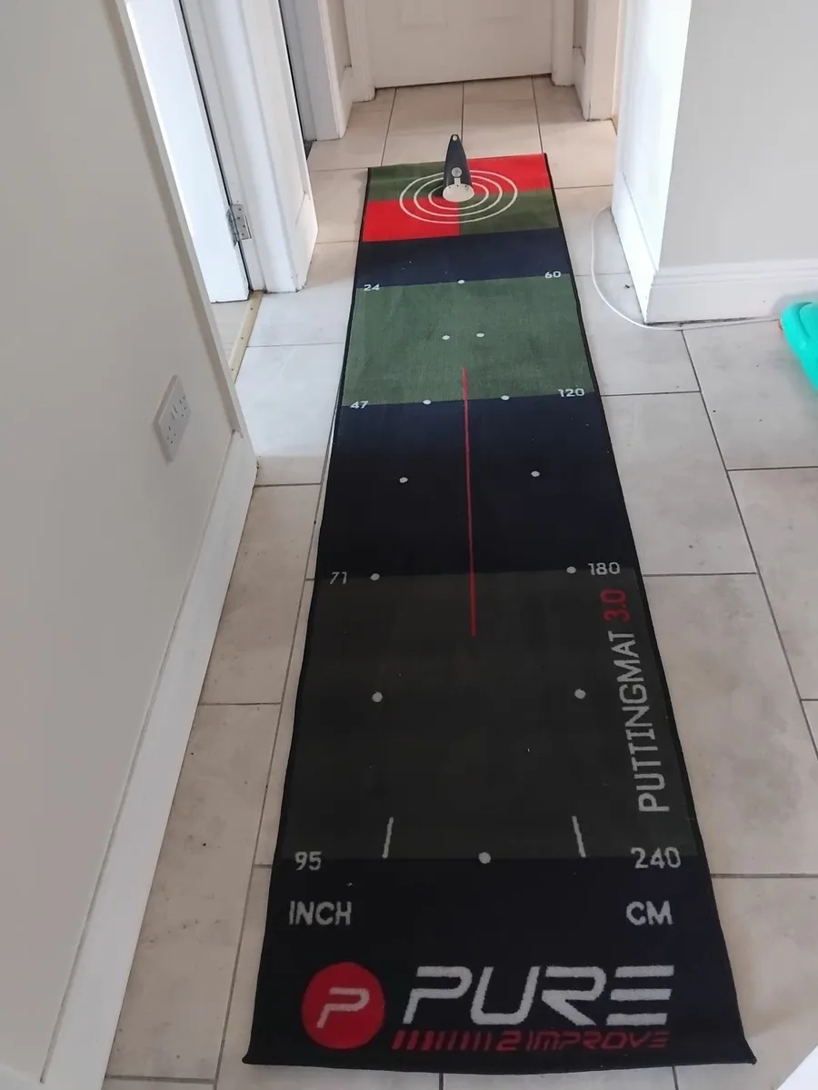 Putting mat and putting aid - Image 1