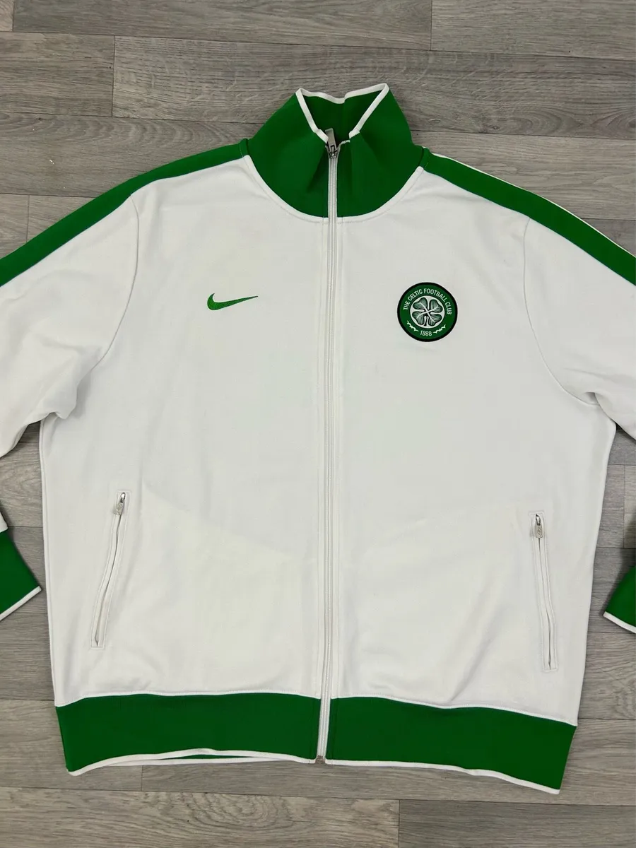Vintage Nike Celtic Glasgow Track Jacket Mens XXL - Image 2