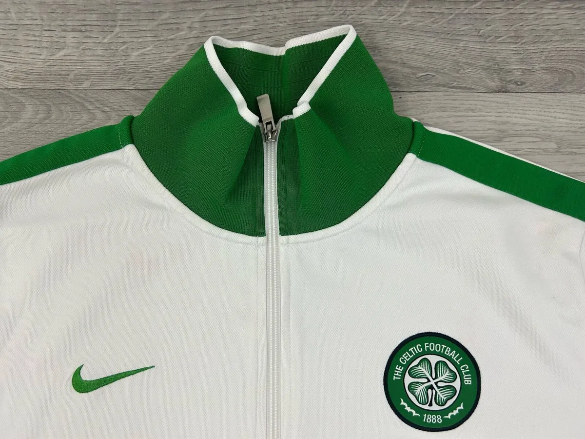 Vintage Nike Celtic Glasgow Track Jacket Mens XXL - Image 3
