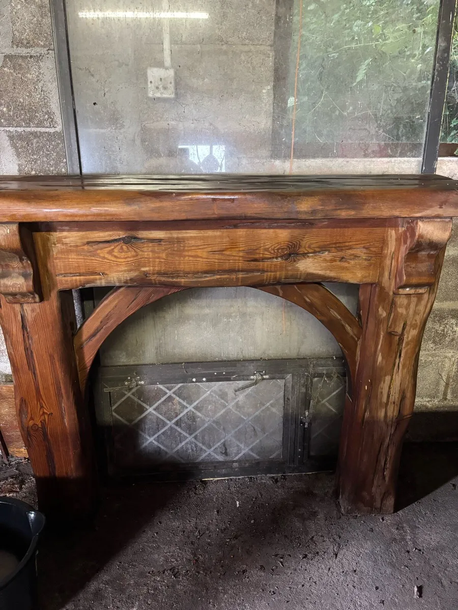 Wooden fireplace - Image 3