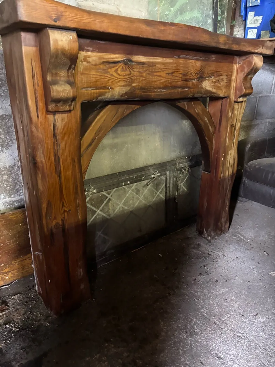 Wooden fireplace - Image 4