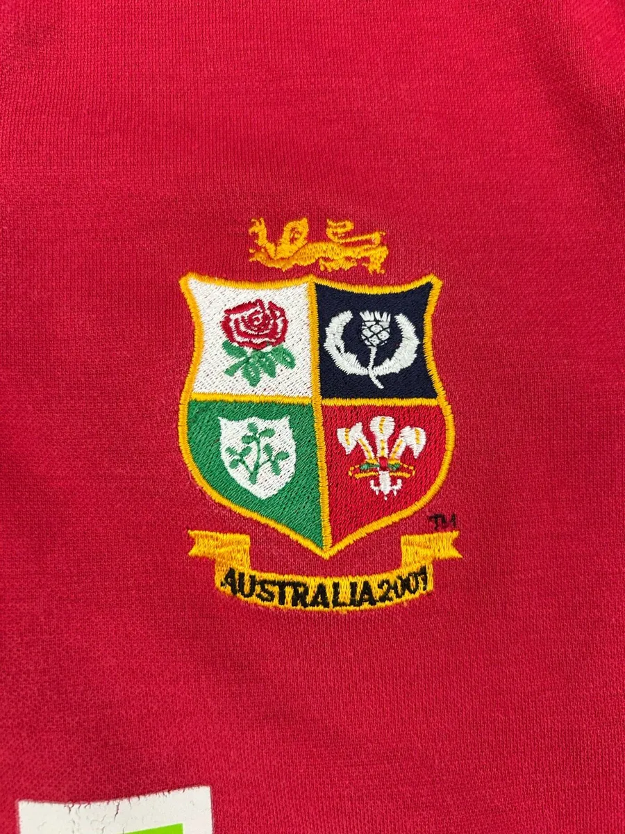 Vintage 2001 Adidas Lions Rugby Jersey Shirt Small - Image 4
