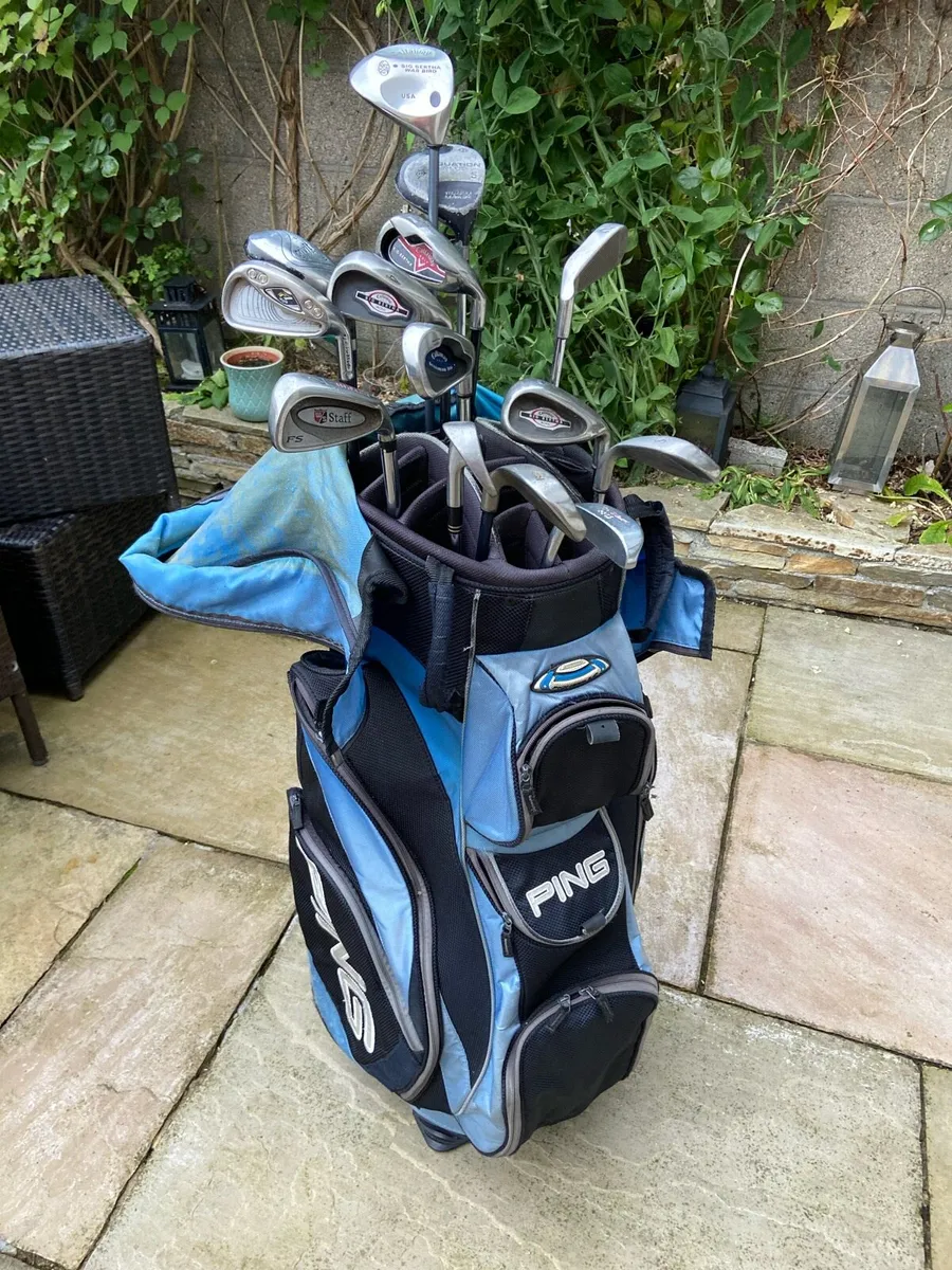 Golf.  Clubs.  &.  Bag - Image 1