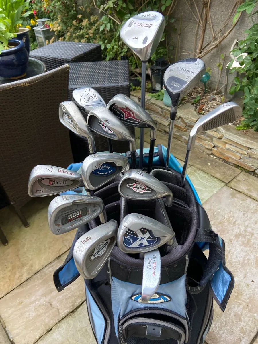 Golf.  Clubs.  &.  Bag - Image 2