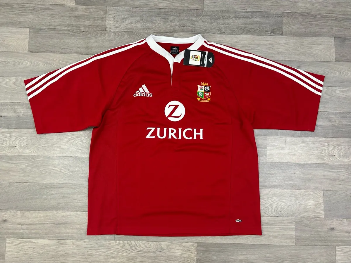 NEW Vintage 2005 Adidas Lions Rugby Jersey Shirt - Image 1