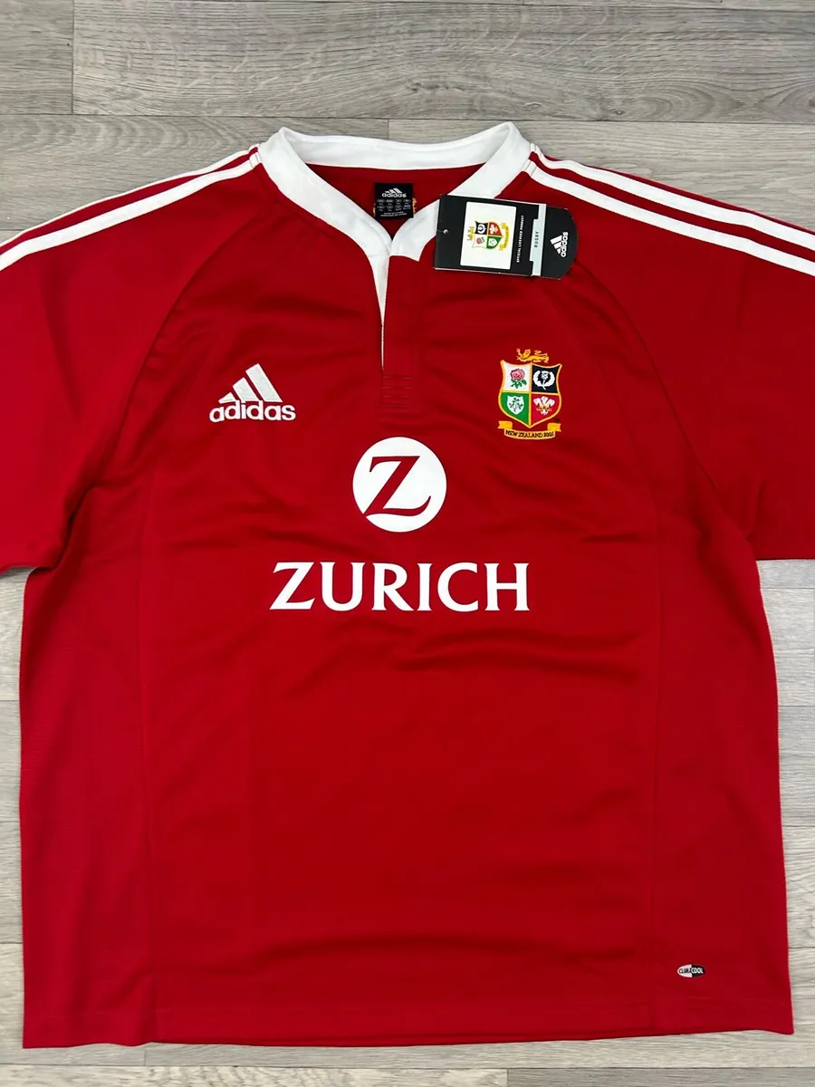 NEW Vintage 2005 Adidas Lions Rugby Jersey Shirt - Image 2