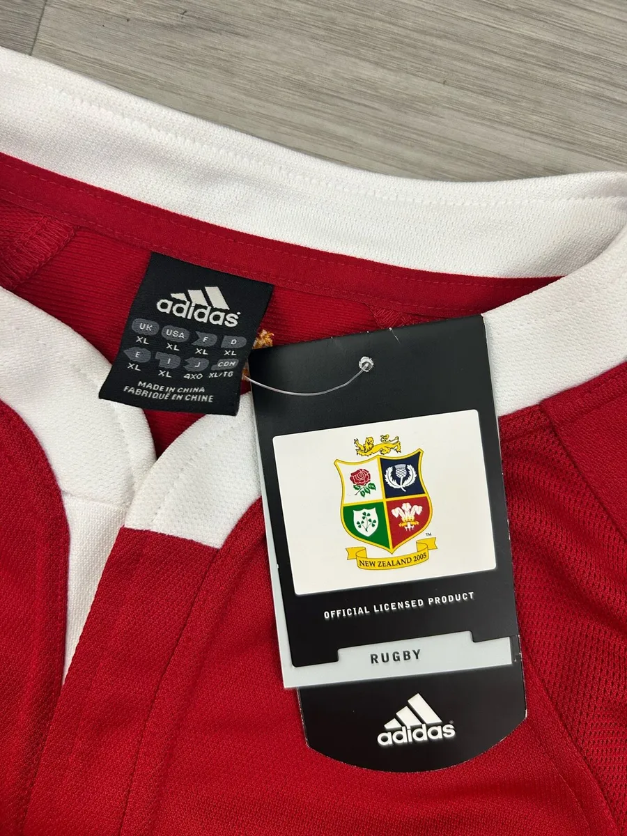 NEW Vintage 2005 Adidas Lions Rugby Jersey Shirt - Image 4