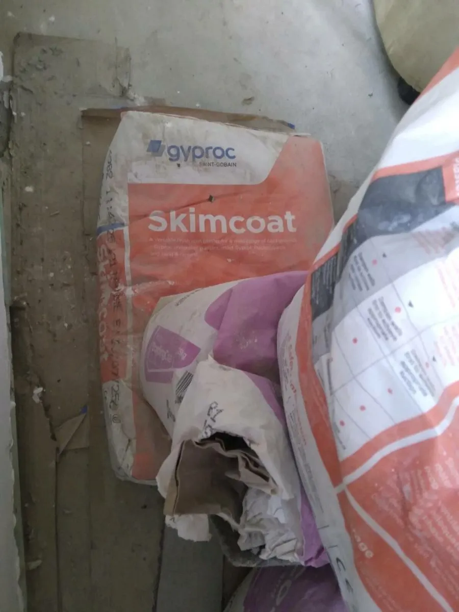 Plastering materials- left over. Some New Unopened - Image 1