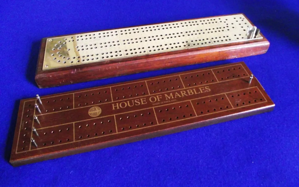 Vintage Cribbage Board & 1 Other. - Image 3