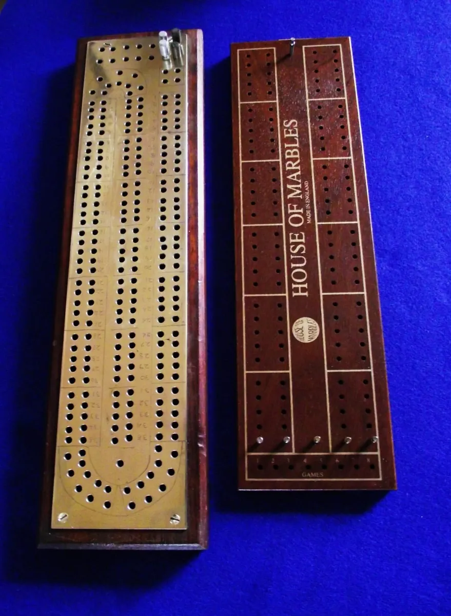 Vintage Cribbage Board & 1 Other. - Image 4