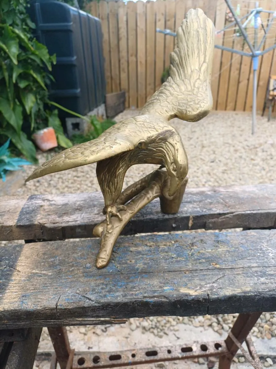 Vintage Brass Eagle - Image 2