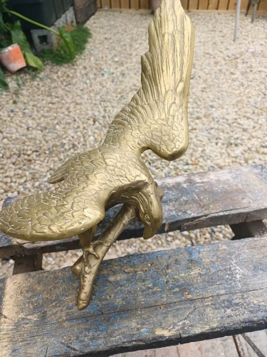 Vintage Brass Eagle - Image 3
