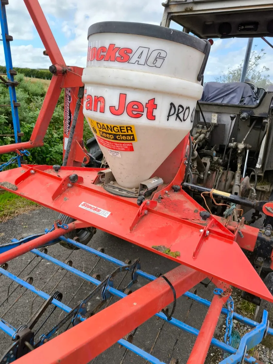 Opico spring tine harrow grass seeder / stitcher - Image 3