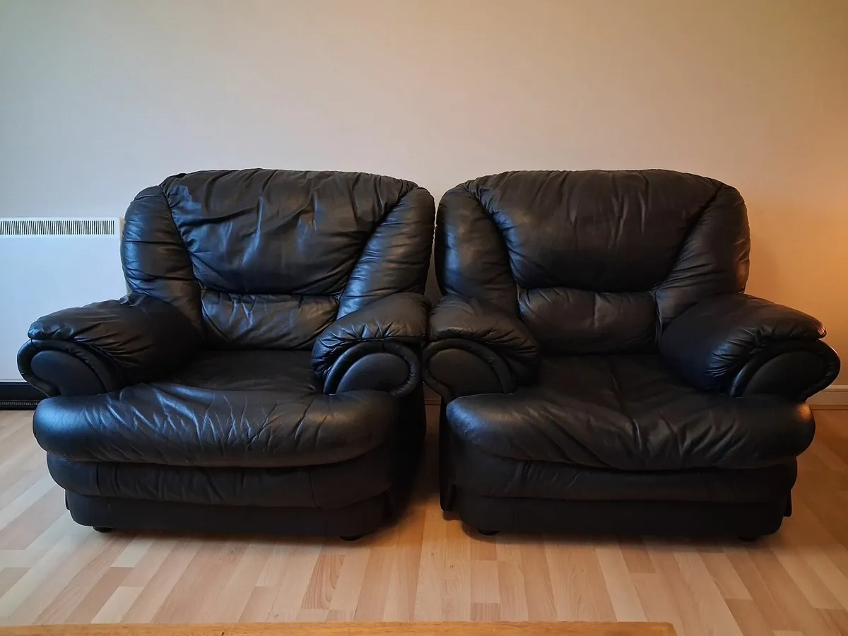 Leather Armchairs - Image 3