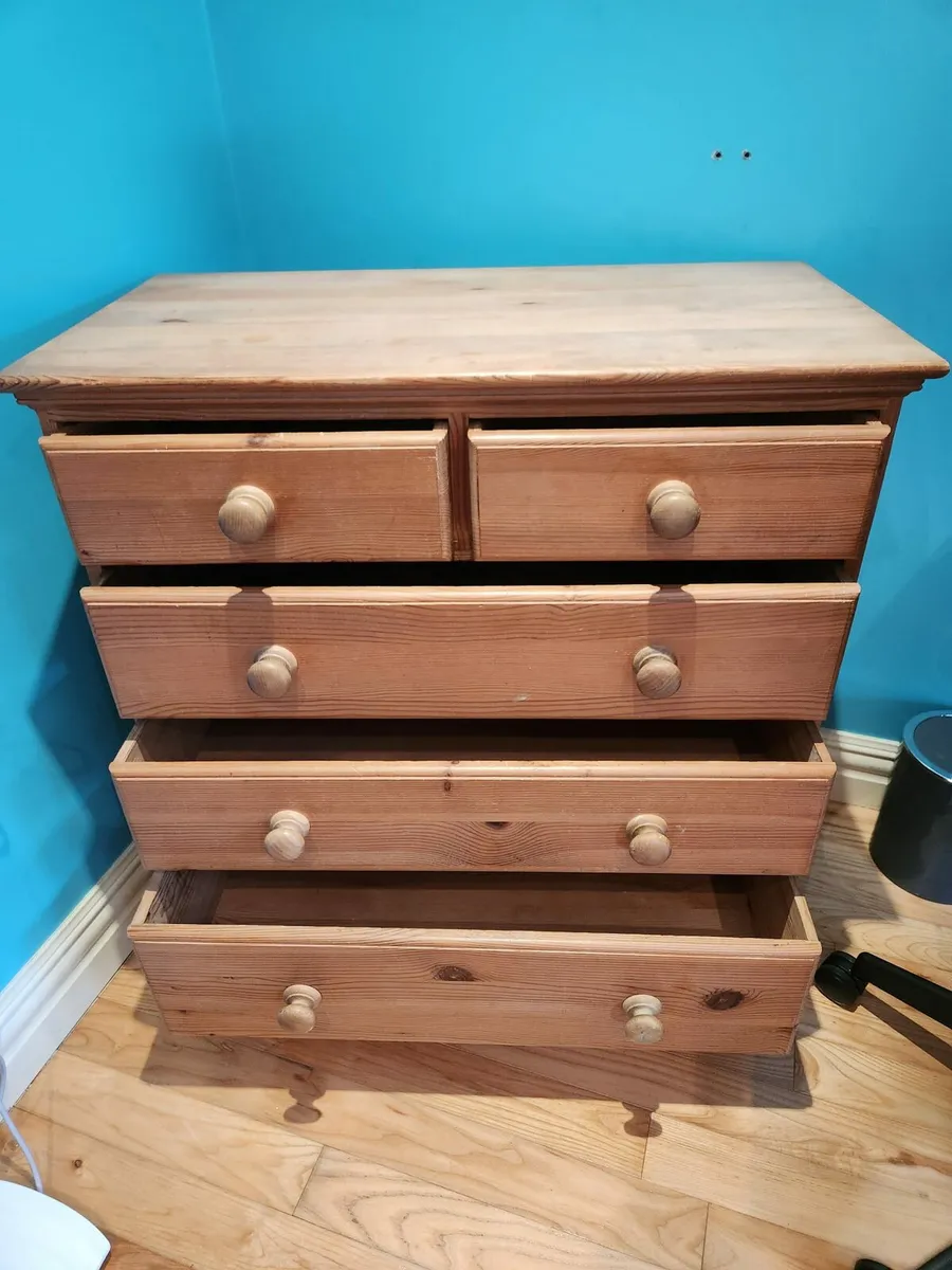 Chest of Drawers. Solid pine. - Image 2