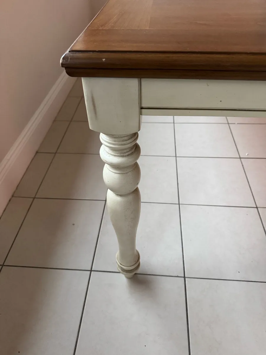 Solid Oak Dining Table - Image 3