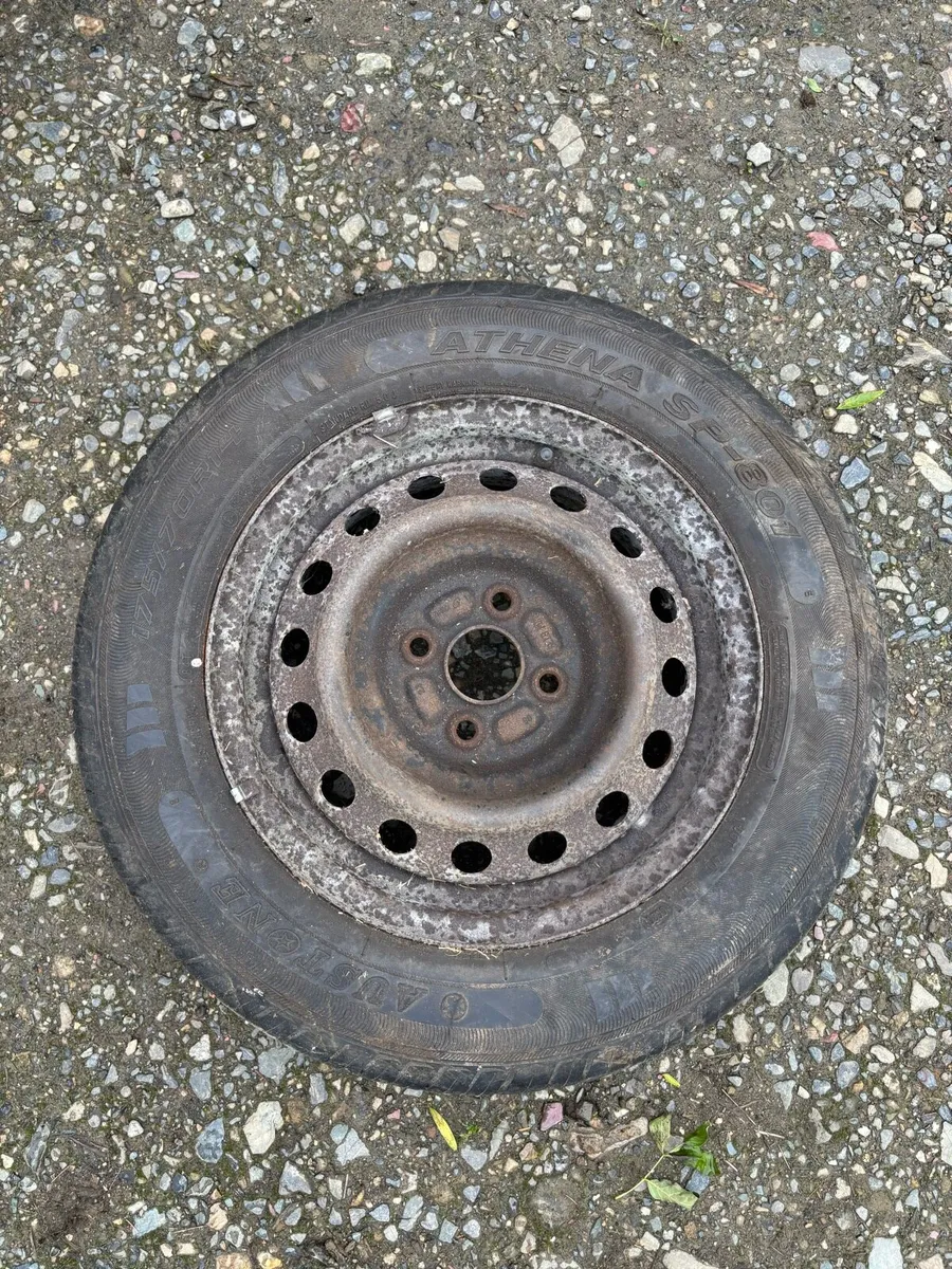 4 brand new tyres 175/70 R14 on 14” steel wheels - Image 3