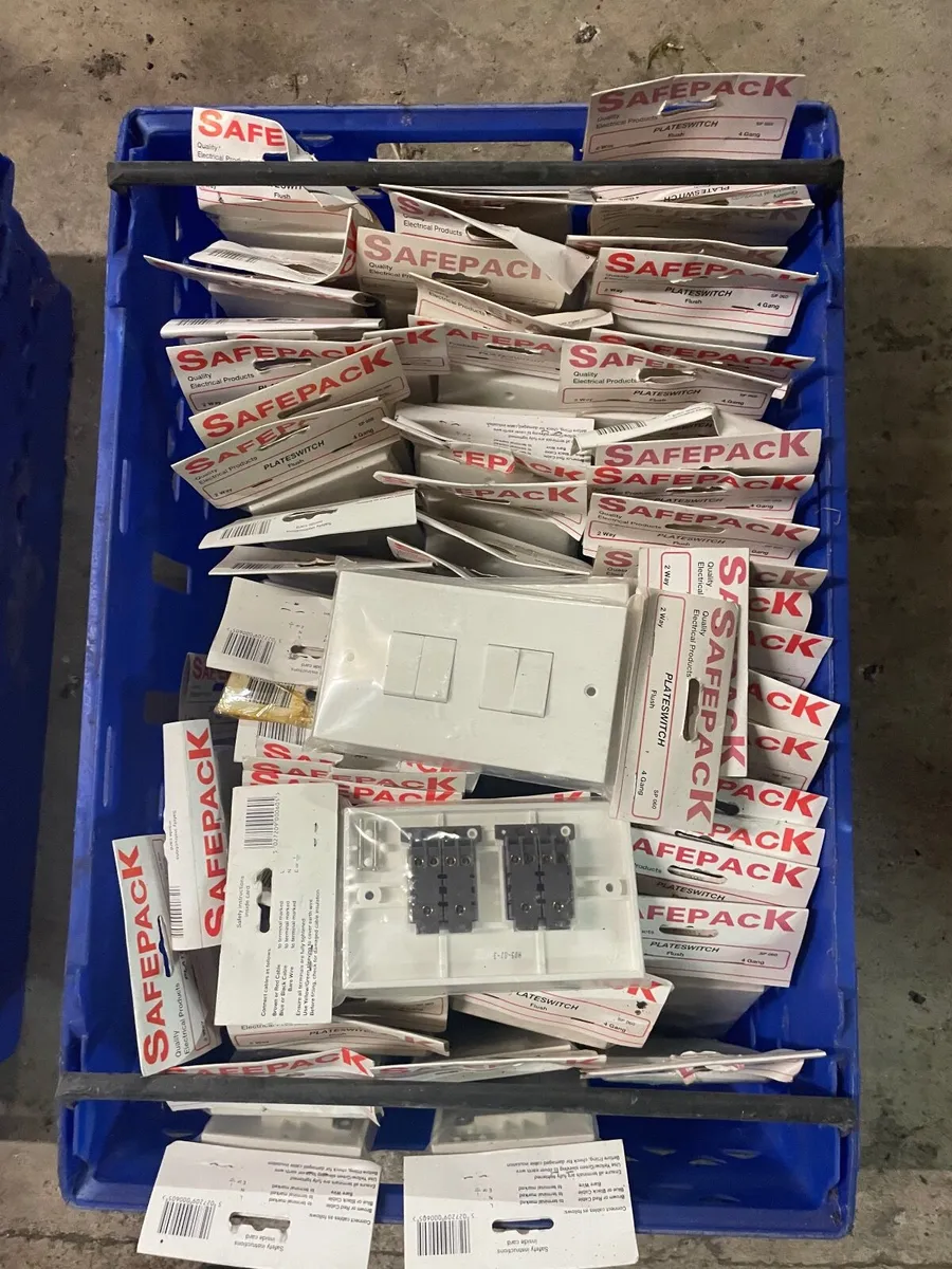 Old New Stock Job Lot of Safepack Plate switches - Image 3