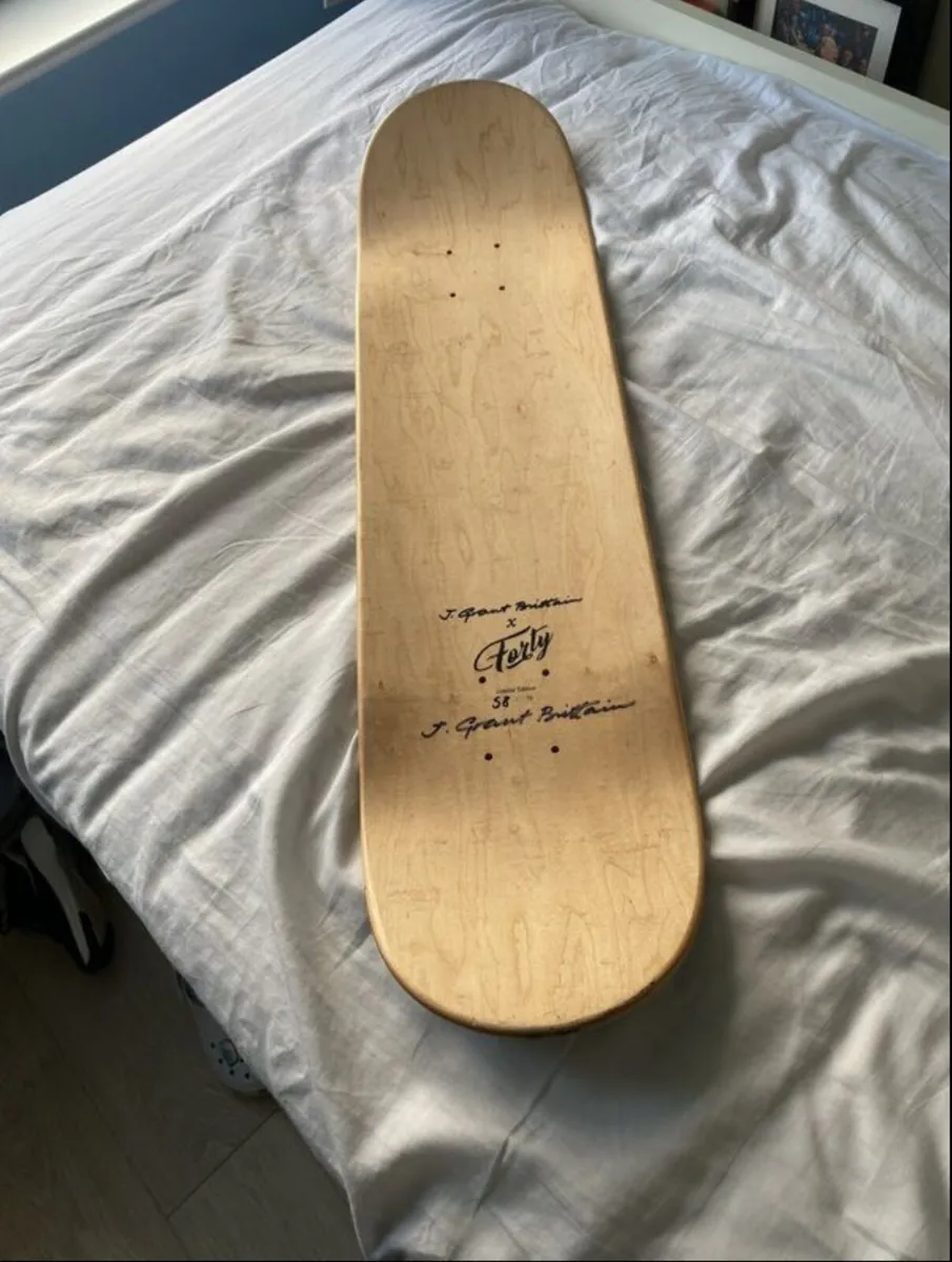 Forty x J.Grant Brittain skateboard deck Limited E - Image 3