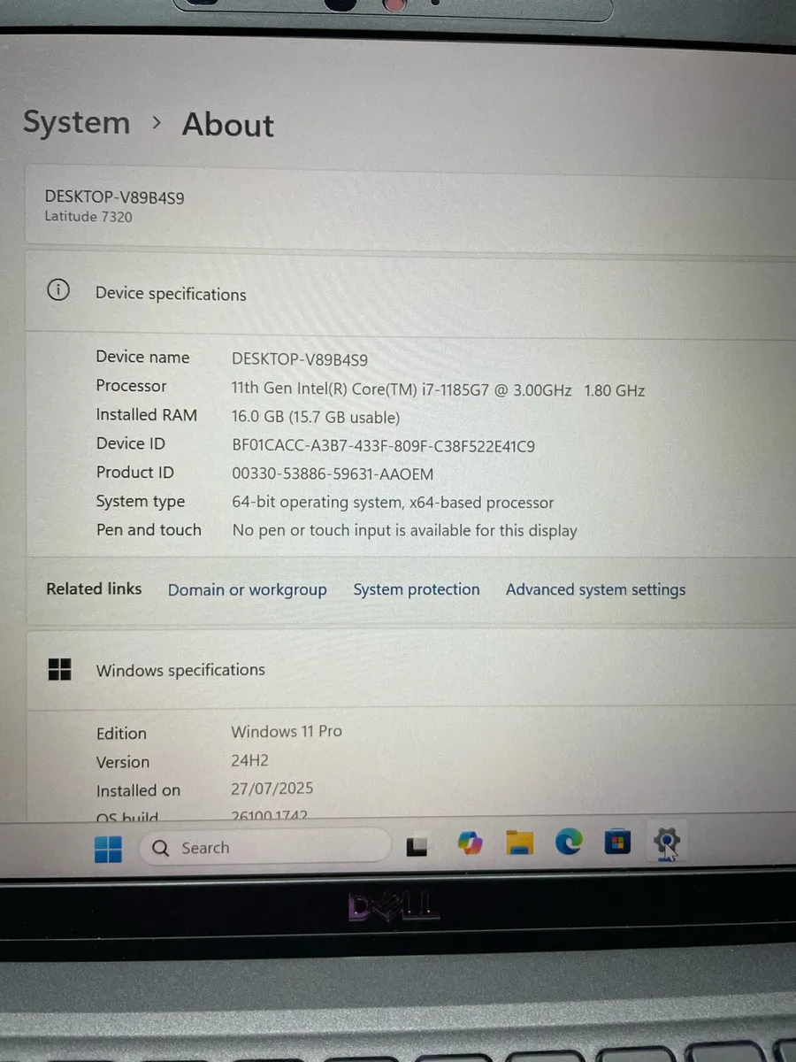 Dell latitude i7 pro 16-512ssd win 11 pro - Image 4