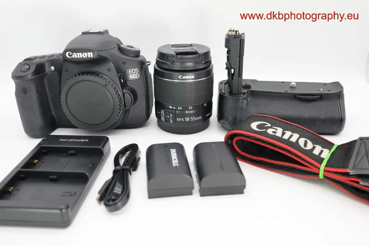 CANON 60D CAMERA & EFs 18-55mm LENS & BATTERY GRIP - Image 4