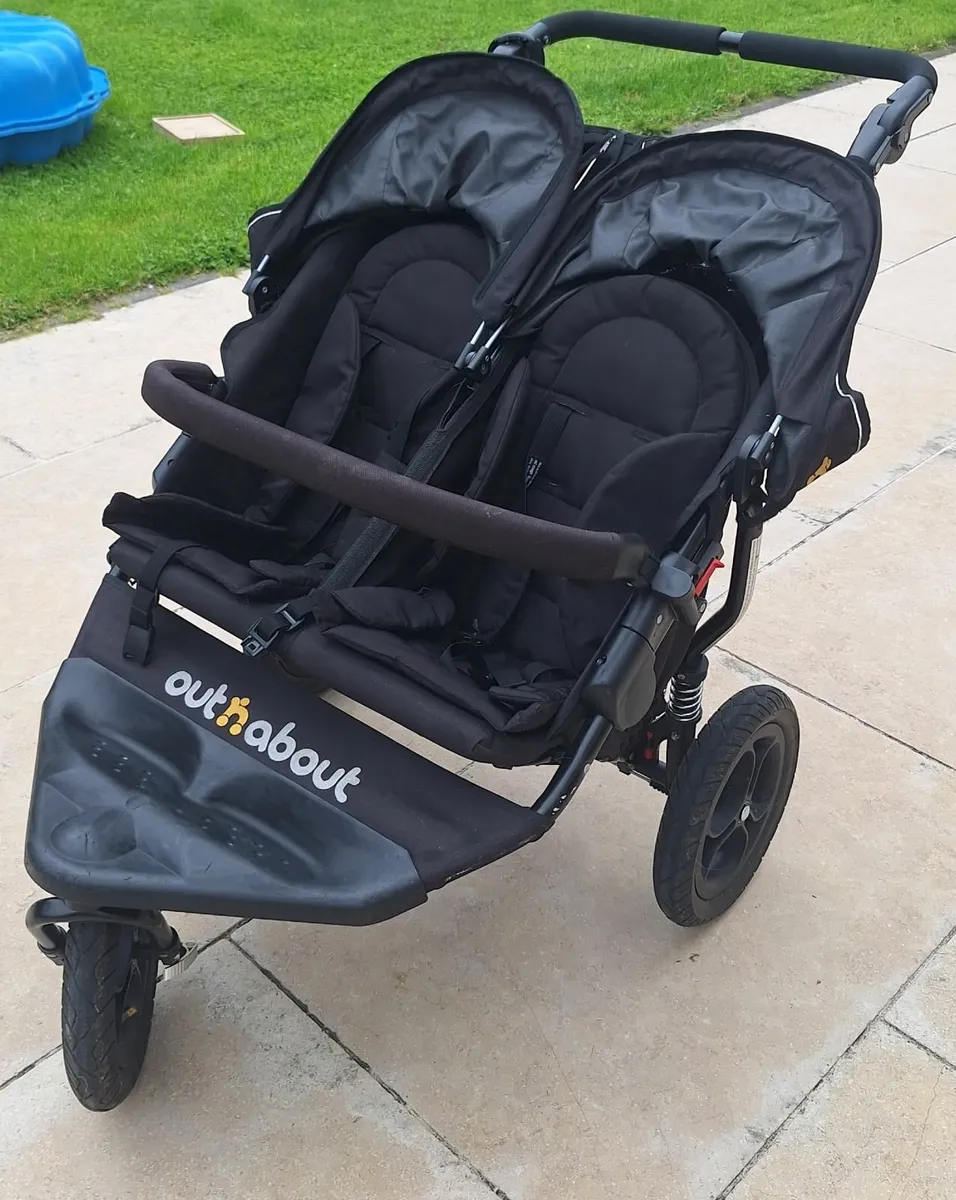 Out n about double buggy - Image 2